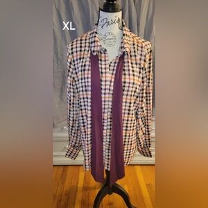 Button-Down Plaid Shirt